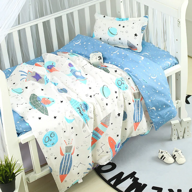 spaceship crib bedding