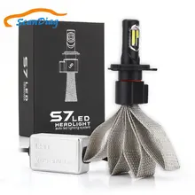 SCANDIAG H4 Led headlight bulbs,Extremely Bright 8000 lumens LED Conversion Kit,6000K cool White led light Conversion Kit