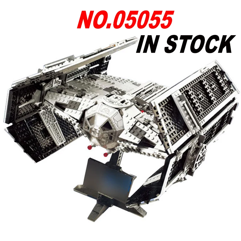 

Toy Vader TIE advanced aircraft Model Building Blocks Bricks Toys for Children