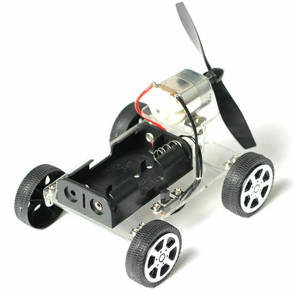 

2019 Newest Hot Mini DIY Puzzle Wind Car Child Educational Toy 130Brush Motor Robot For Arduino