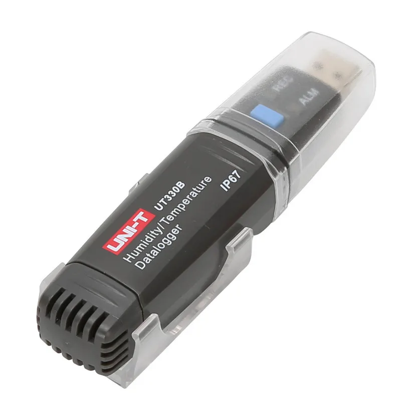 UNI-T Digital Thermometer UT330B Mini USB Temperature Humidity IP67 Waterproof 2 in 1 Data Logger Storage Meter 