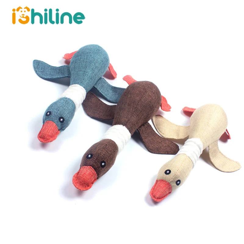 

Lovely Cat dog toys Cat puppy pet chew toy animals squirrel plush Cartoon bite Linen cloth Wild goose squeak toy