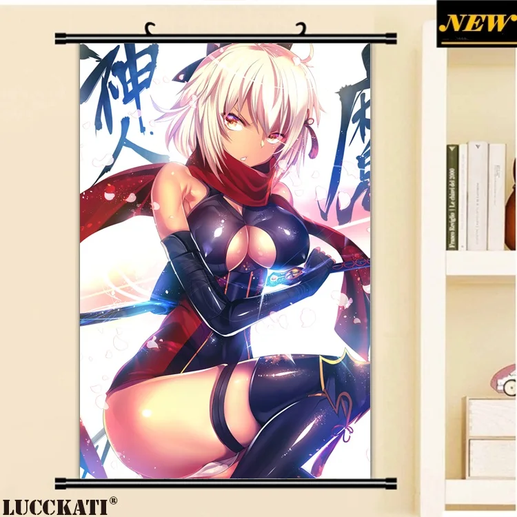 40X60 см Fate grand order Fate/go Fgo Сексуальная лоли калочка мультфильм аниме Искусство Настенная картина плакат прокрутка Ткань Холст Живопись