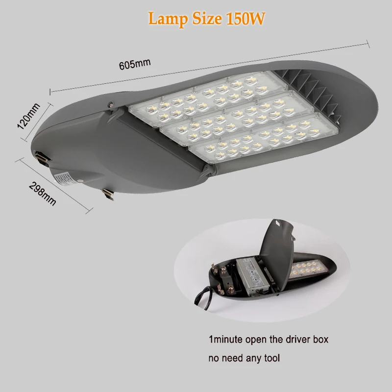 Luzes de Estrada da Lâmpada de Iluminação ao ar Livre à Prova Água com Resistente à Corrosão Glite Lote 50 w 100 150 ul Levou Rua Luminárias d' 10 Pçs - 7 w 150 w UL levou rua luminárias