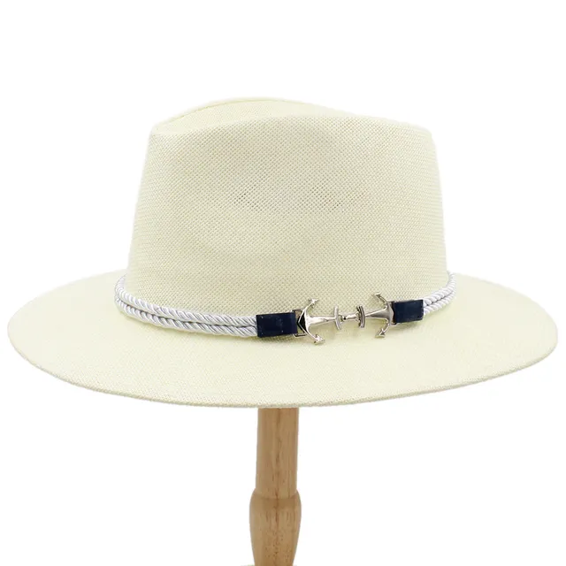 Panama Hat Straw Women Hat Beach SunHat Men British Trilby Chapeau Sombrero