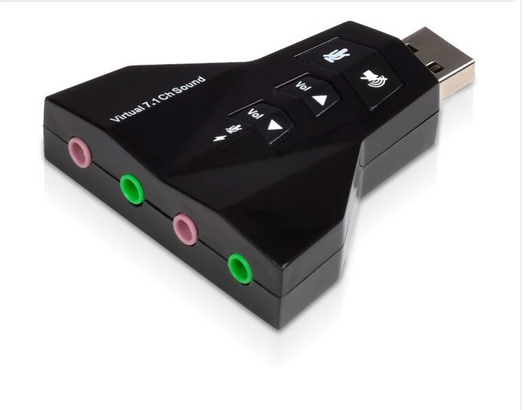 

STW Computer professional 7.1 independent notebook external usb sound card