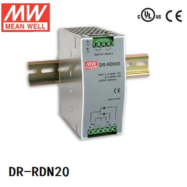 Оригинал MEAN WELL DR-RDN20 20A din-рейку блок питания избыточность модуль обратное