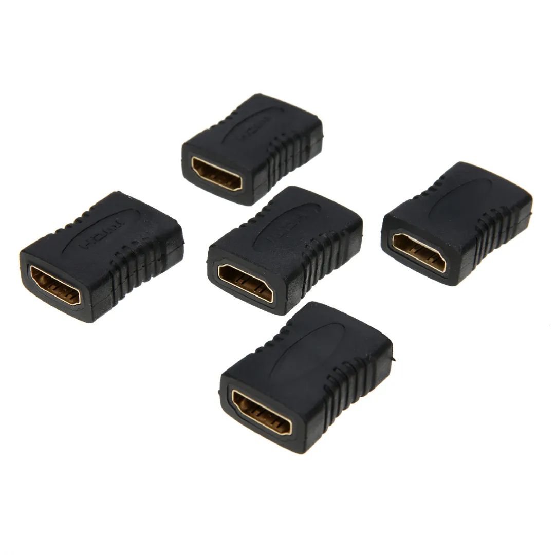 5 шт. HDMI Женский удлинитель Соединительный адаптер разъем F/F подходит для HDTV Mayitr