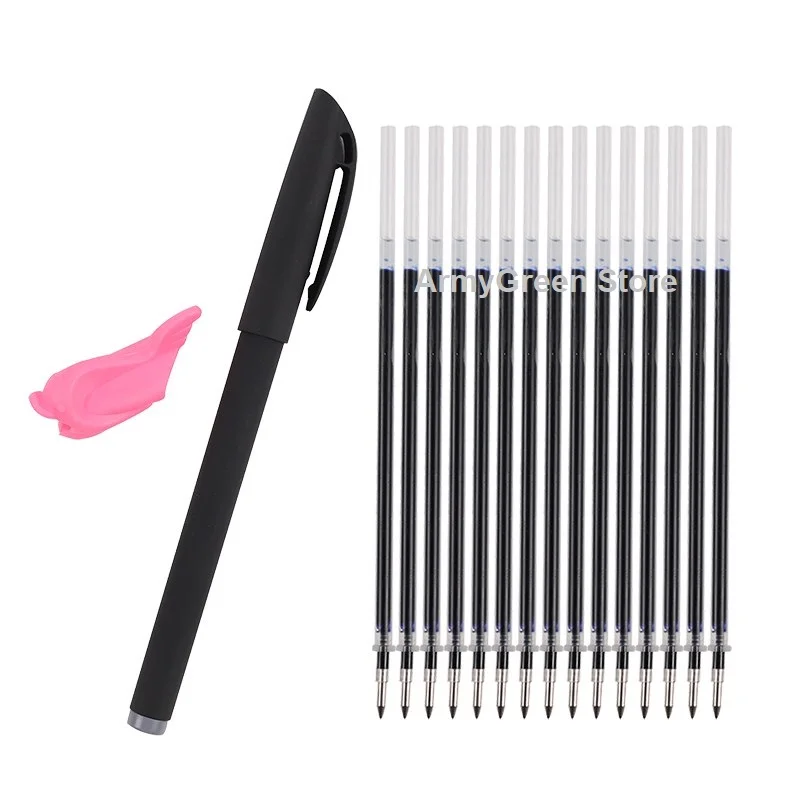 Groove Calligraphy ™ Magic Disappearing Ink Pen with Refills and Finger  Posture Corrector