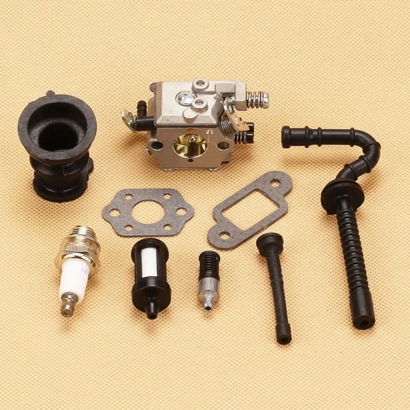 WT 286 Walbro Carb Карбюратор воздушный топливный фильтр свеча зажигания для бензопилы