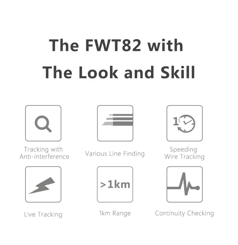 Line Finder, Ethernet LAN, RJ45 e RJ11, FWT82