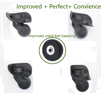

1 Pair Replacement Hardside Luggage Case universal 360 spinnner Improved Wheels