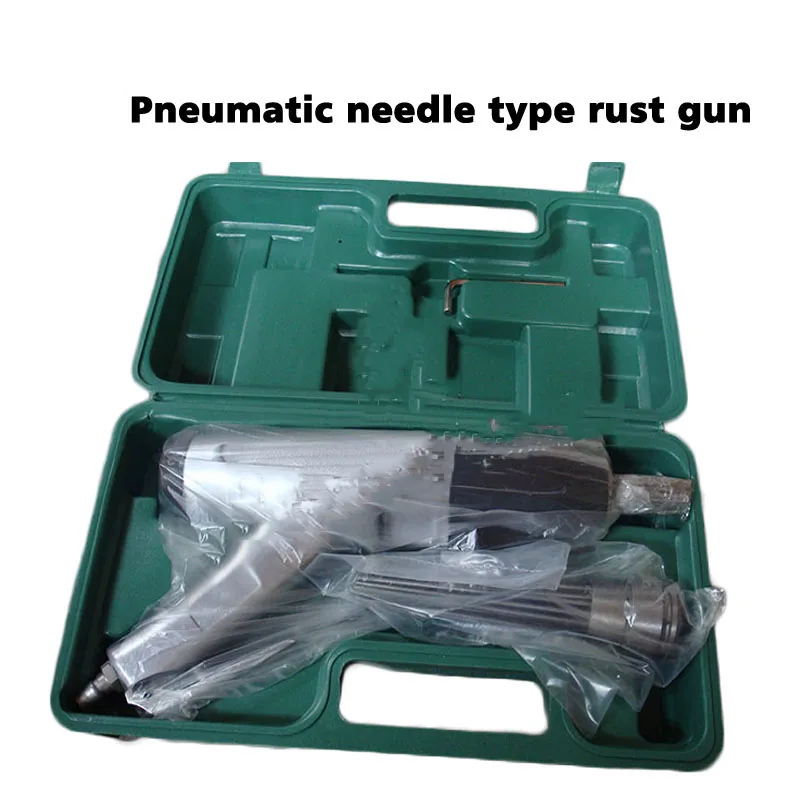 Pneumatic Derusting Gun With Plastic Box Pneumatic Needle Anti rust Gun Rust Removal Air Needle