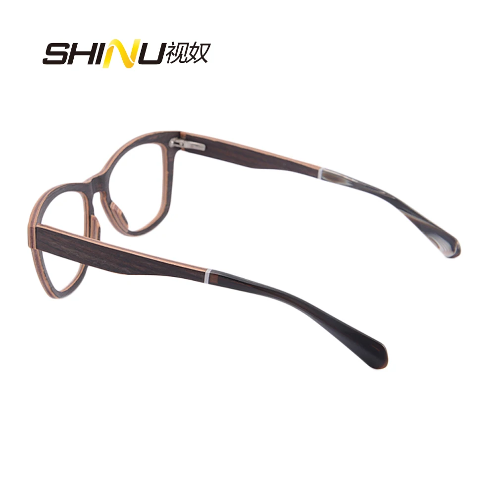 Роскошная деревянная оправа для очков из ореха модная оптическая Oculos Feminino