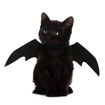 

1PC Funny Cats Cosplay Costume Halloween Pet Bat Wings Cat Bat Costume Fit Party Dogs Cats Playing Pet Accessories