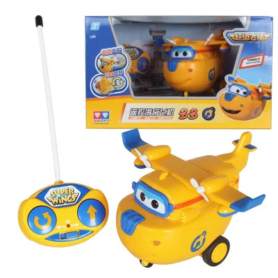 Super Wings Remote Control  Airplane Action Figures Toys Super Wing RC helicopter for children gift Brinquedos