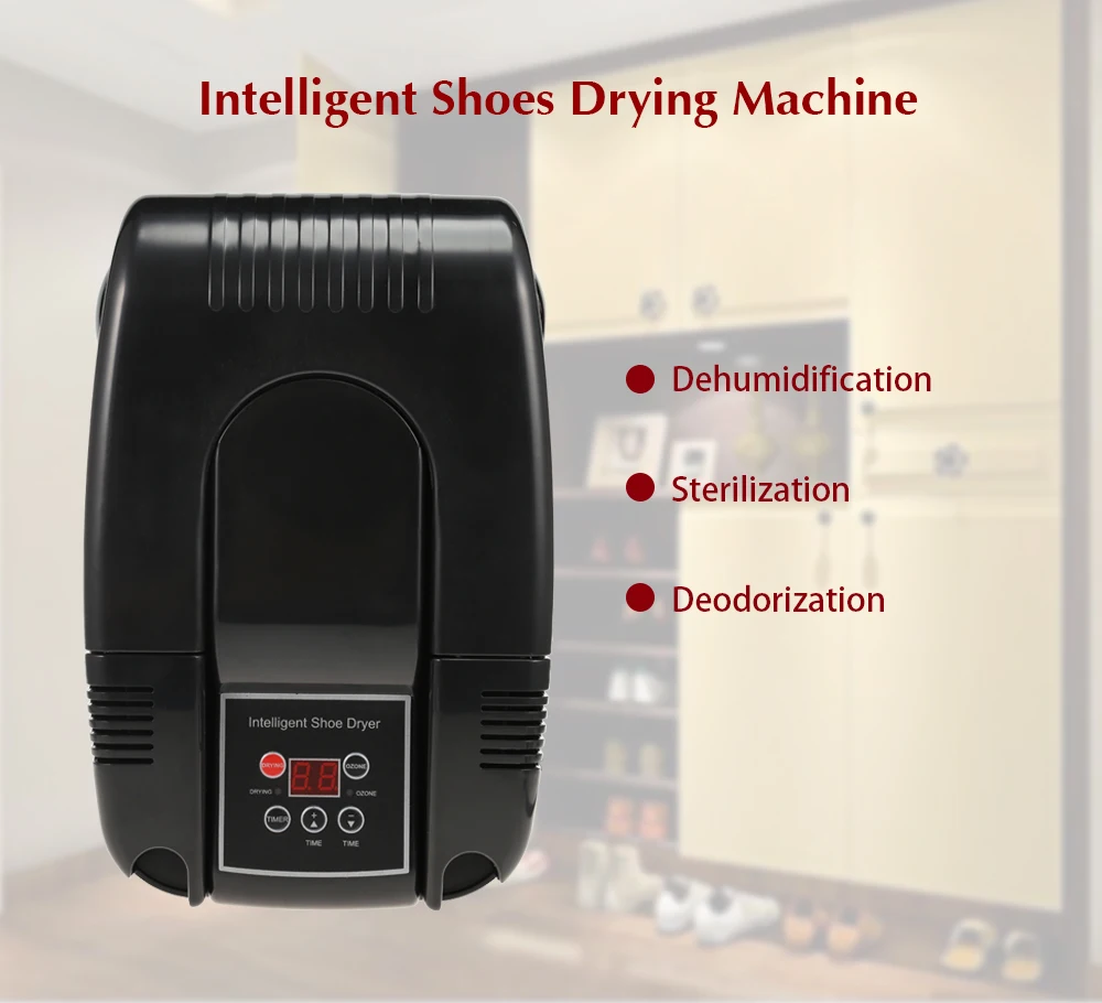 

Intelligent Electric Shoes Dryer Sterilization Anion Ozone Sanitiser Telescopic Adjustable Deodorization Drying Machine