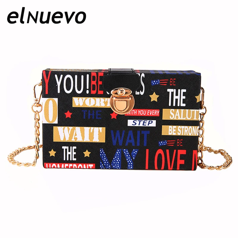 

2019 New Women's Lock Shoulder Bag Handbag Removable Adjustable Shoulder Strap Diagonal Backage Portable Small Square Bag