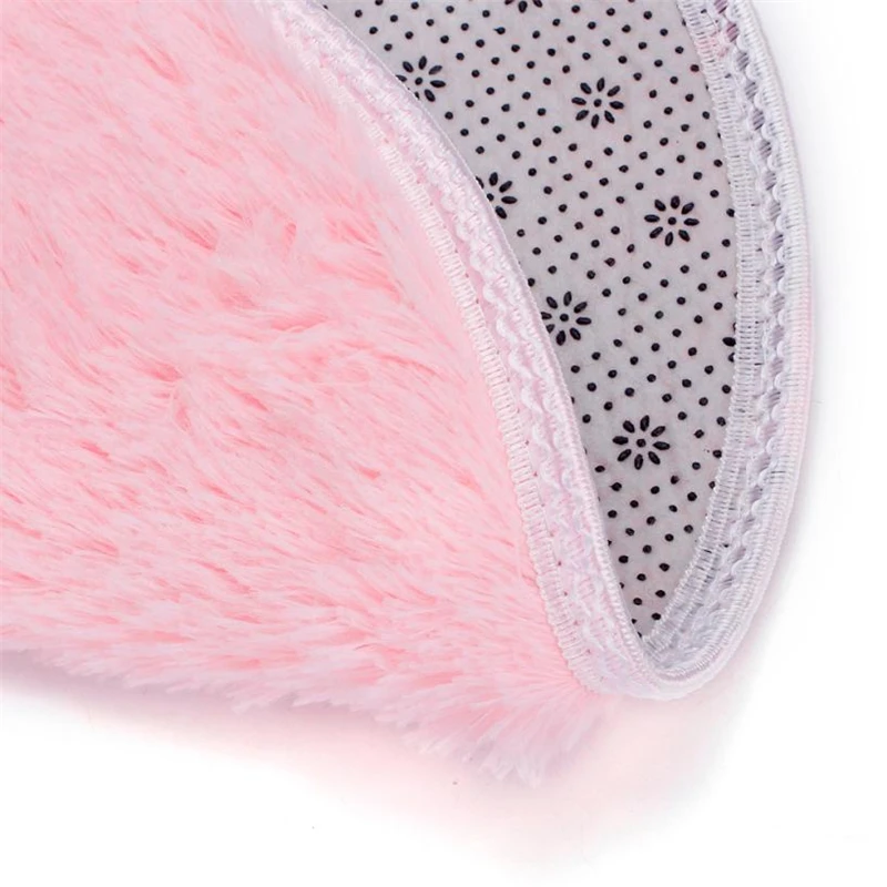 2018 New Soft Bath Bedroom Bathroom Floor Shower Round Mat Rug Non-slip Non-toxic Resistant  Safe durable mats hot sale C0307   08