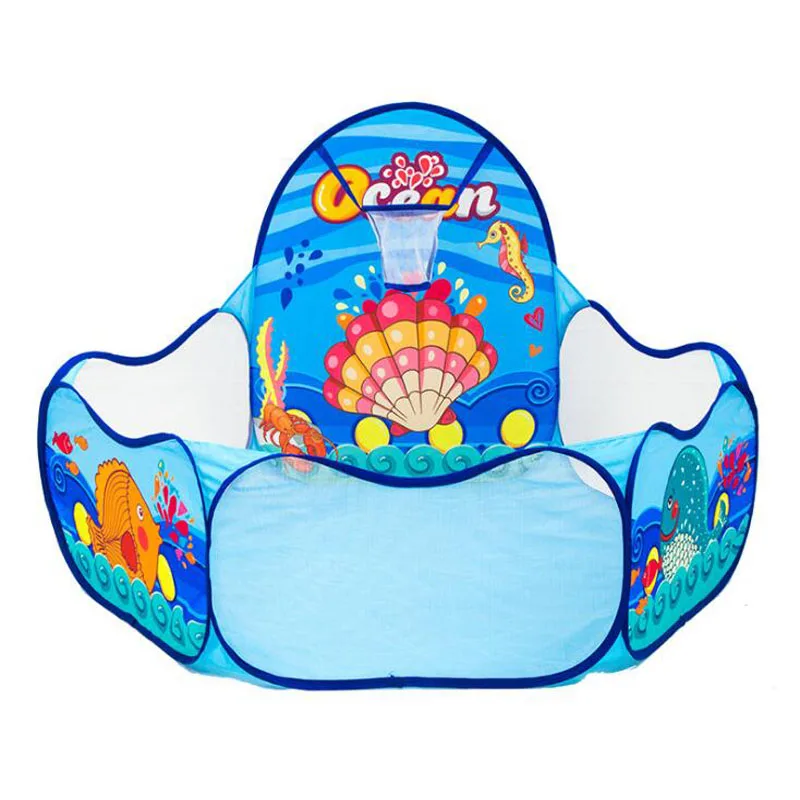 Складной мультяшный морской мир океан мяч бассейн Крытый/Открытый игры игровой домик для детей игровая палатка игрушки вигвам Младенческая палатка