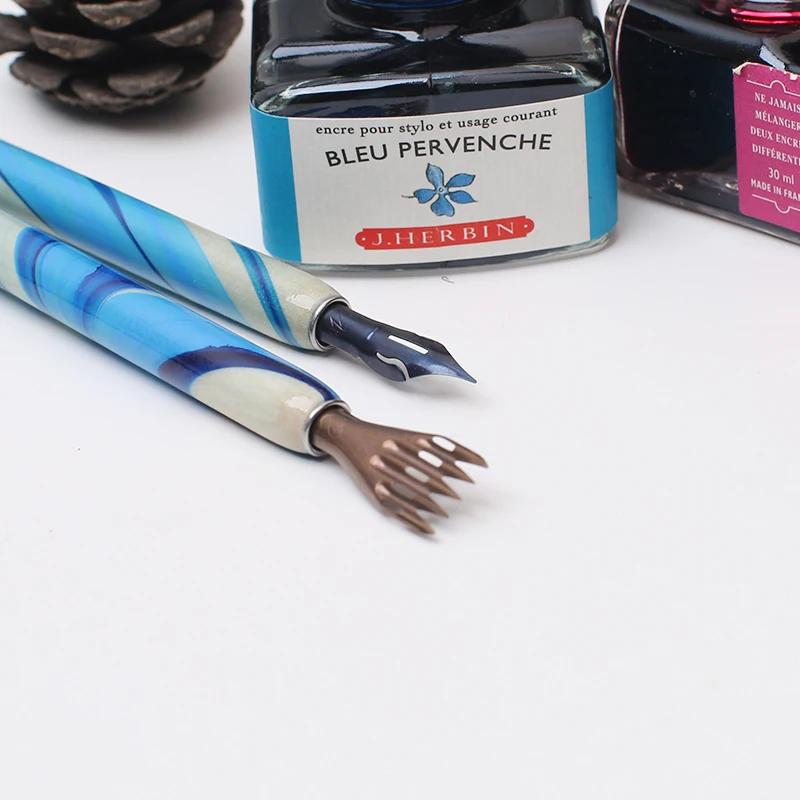 Spencerian сценарий copperplate Латиноамериканская английская каллиграфия Dip pen nib speedball hunt