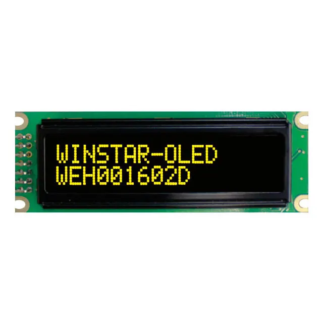 16x2 COB OLED символьный дисплей 3,3-5 в SPI последовательный параллельный порт драйвер WS0010 скандинавский Европейский кириллица русский шрифт