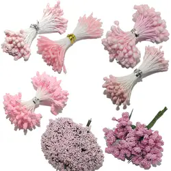 CCINEE свет розовый цветной цветок тычинки розы 1 мм/мм 3 мм/5 мм для украшения торта/ремесла/нейлон цветок DIY подарок интимные аксессуары