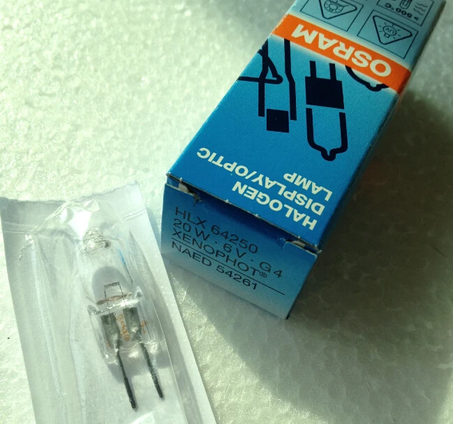 

OSRAM 64250 6v20w microscope lamps jc halogen lamp 6v 20w projector bulbs