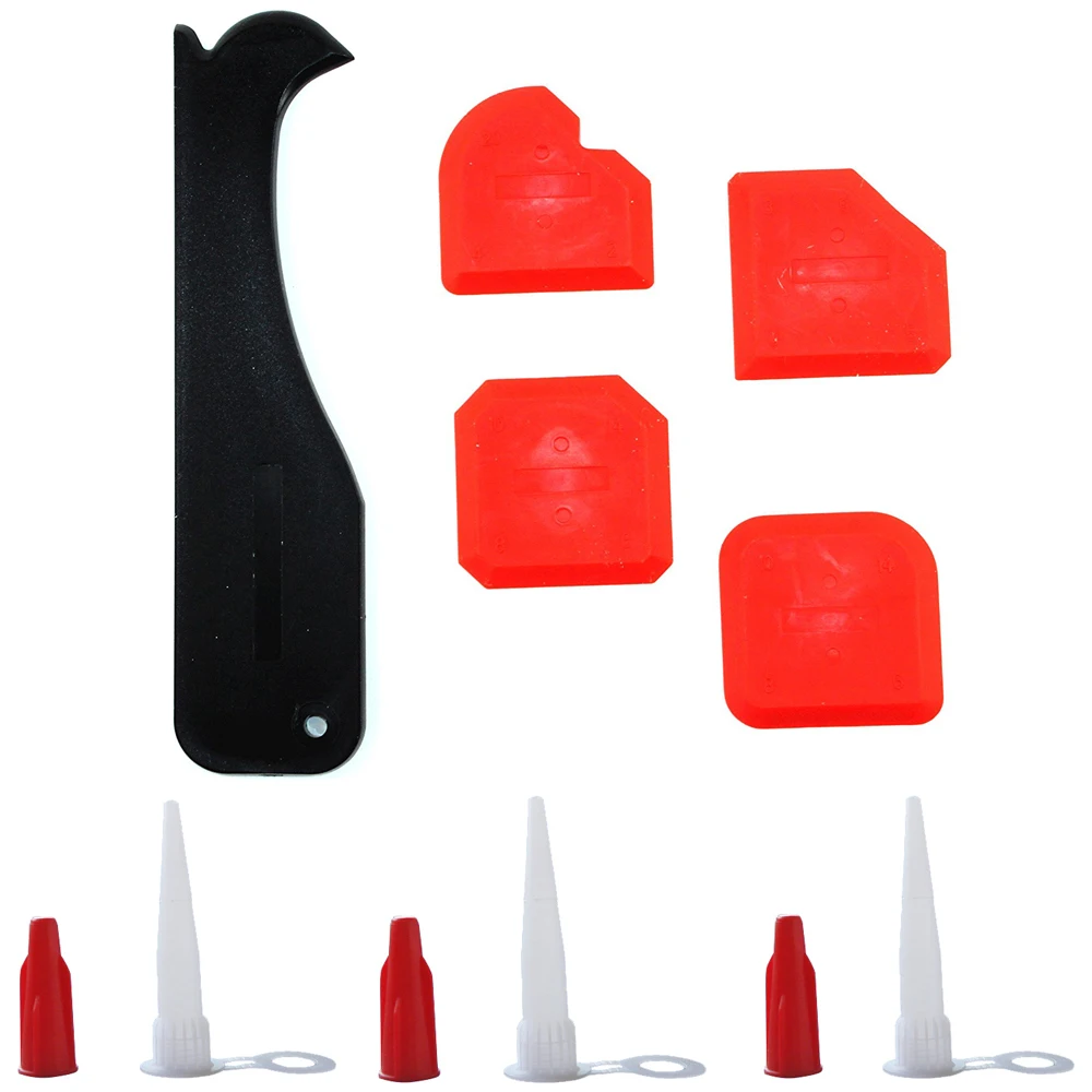 BC-P012-silicone sealant wiper plus nozzles and caps