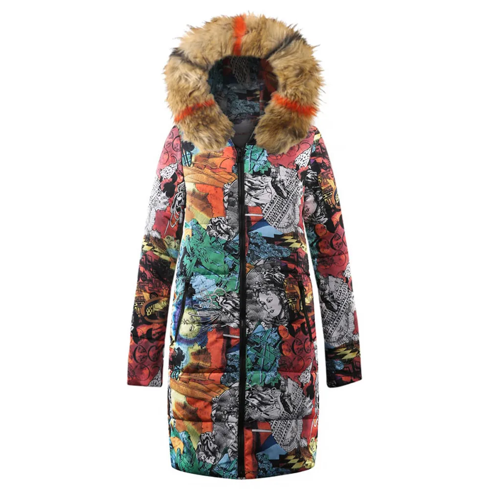 Womail, осень, зимние женские куртки, пальто, женский длинный пуховик, Хлопковая женская парка, пальто с капюшоном, стеганая куртка, верхняя одежда Oct24