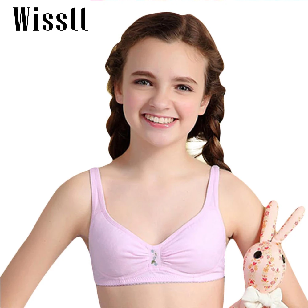 Wisstt Young Girl Students bra full of pure cotton thin underwear vest
