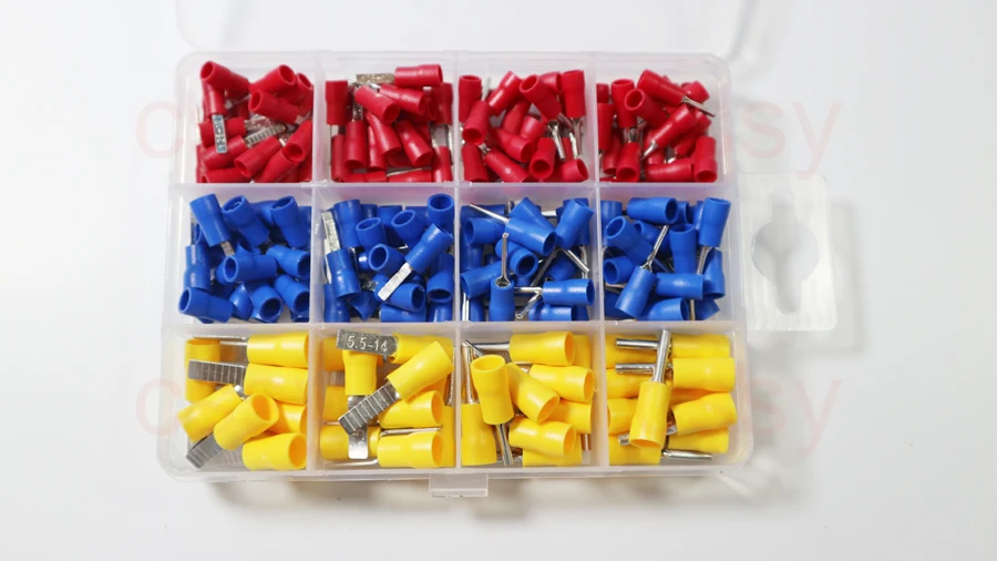 

200pcs/lot DBV terminal color male 100pcs+PTV male 100 PCS wire cable connector Combined suit