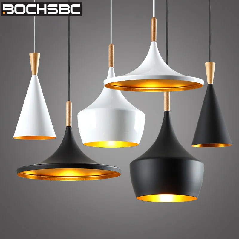 

BOCHSBC Creative Music Pendant Lights Metal Simple Indoor Lighting Fixtures for Dinning Room Bedroom Cafe Bar Retro Lampara