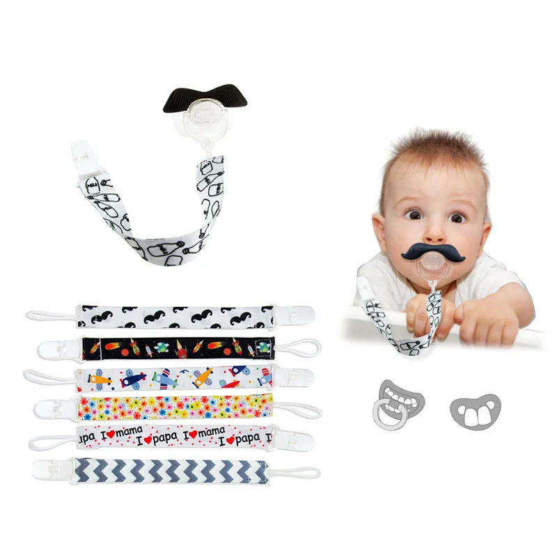 

Baby Pacifier Clip Chain Cartoon Chain Holder Newborn Dummy Pacifier Chain Clip Holder For Baby Teether Toys 1 piece