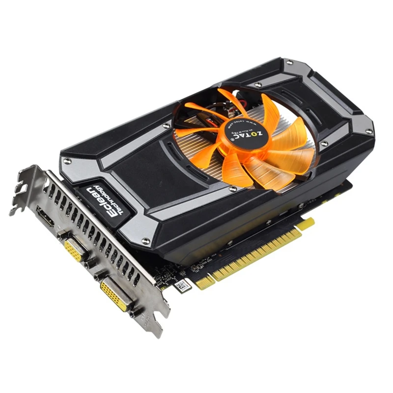 Видеокарта ZOTAC GeForce GTX750Ti 2GD5 Thunder PA / PB PC 128Bit GBDR5 графические карты GTX 750Ti 2 Гб Hdmi Dvi VGA