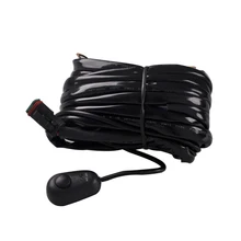 Best Price ECAHAYAKU 2x LED Light Wiring Wire Universal Harness kit with Mouse Style Switch 3 Meters Main Line Automobile Parts Accessories Best Price ECAHAYAKU 2x LED Light Wiring Wire Universal Harness kit with Mouse Style Switch 3 Meters Main Line Automobile Parts Accessories