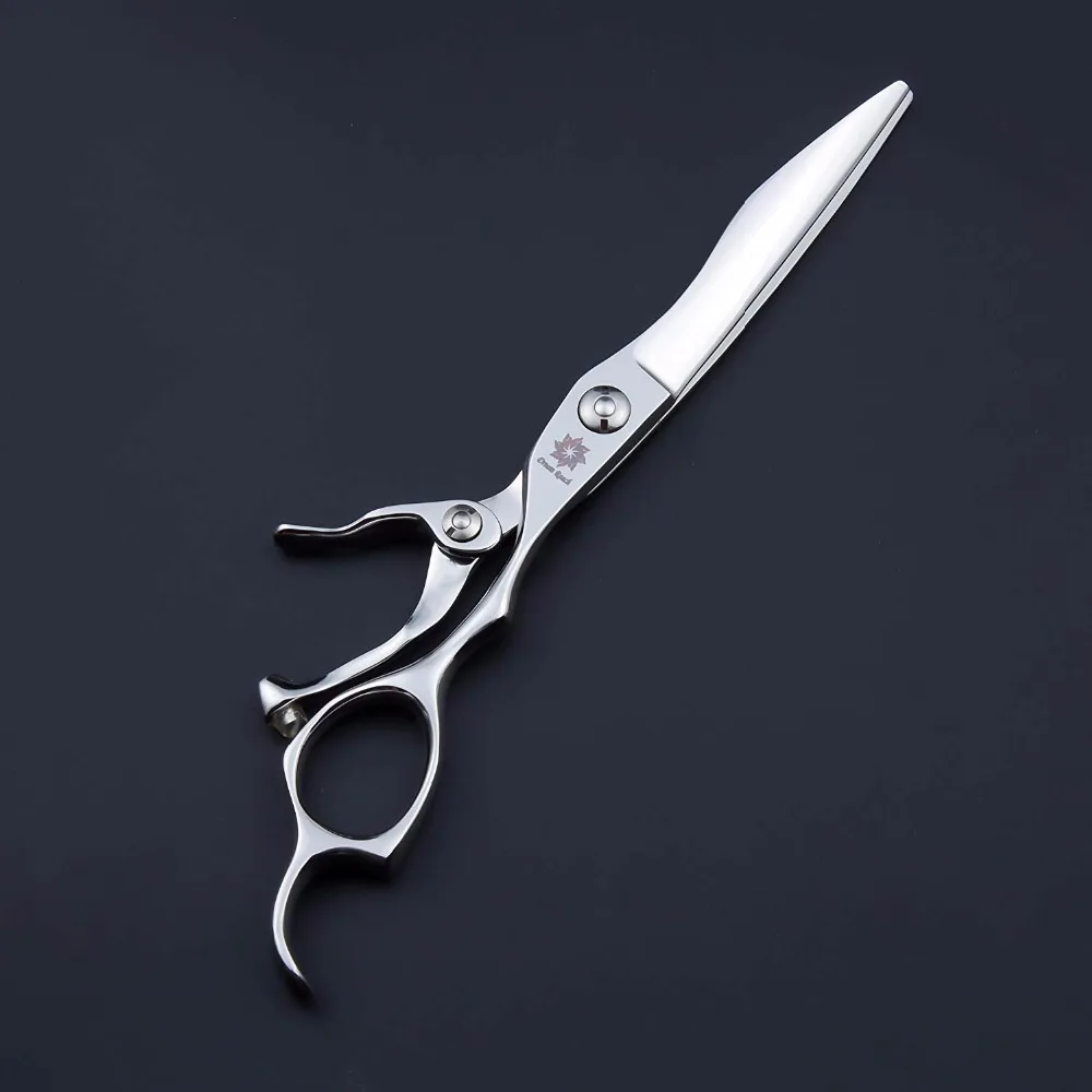 Professional Barber Hair Dry Cutting Shear Scissors 6.0''- Japanese 440C Stainless Steel Straight Edge Hair Salon Scissors