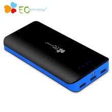 EC Technology Power Bank External Battery Pack 3 USB Portable Powerbank 20000mah Backpack Battery Charger