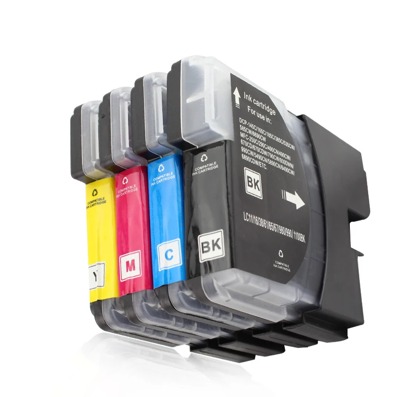 Vilaxh LC1100 LC980 LC975 LC67 чернильный картридж для принтера Brother DCP 185C 195C 9805C | Компьютеры и