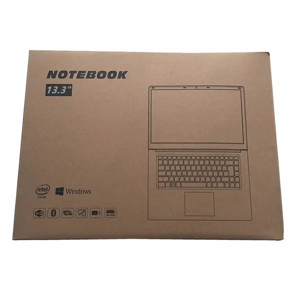 13.3 inch 6GB 64GB SSD ultra-slim laptop Intel N3350 HD 1920*1080 Windows 10 WIFI bluetooth notebook free shipping