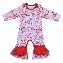 Valentines Day Baby Girls Romper Infant Jumpsuit Newborn Clothing Baby Costume Romper Baby Clothes