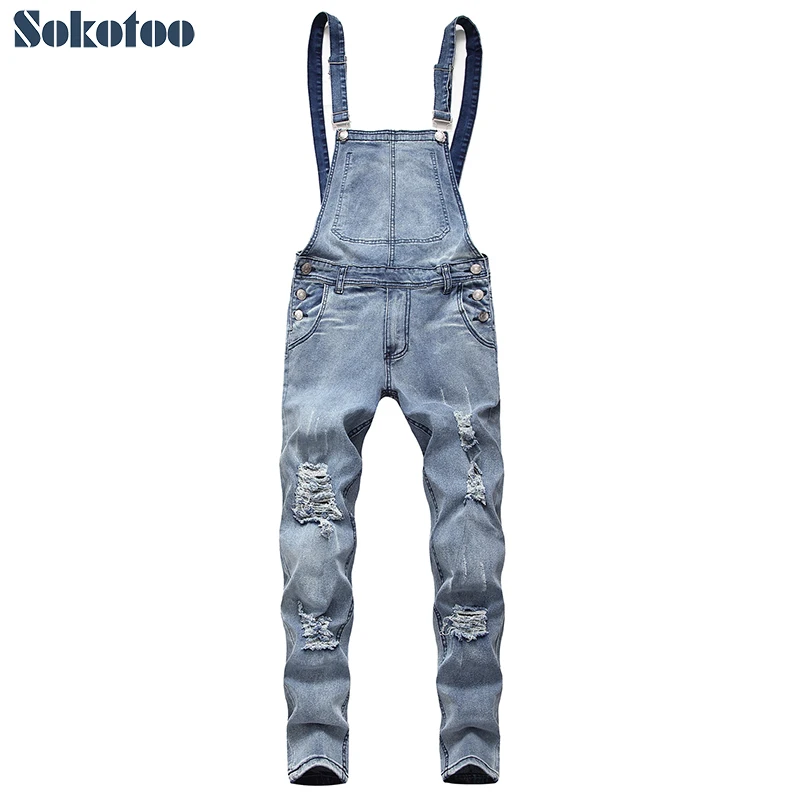 slim fit bib overalls