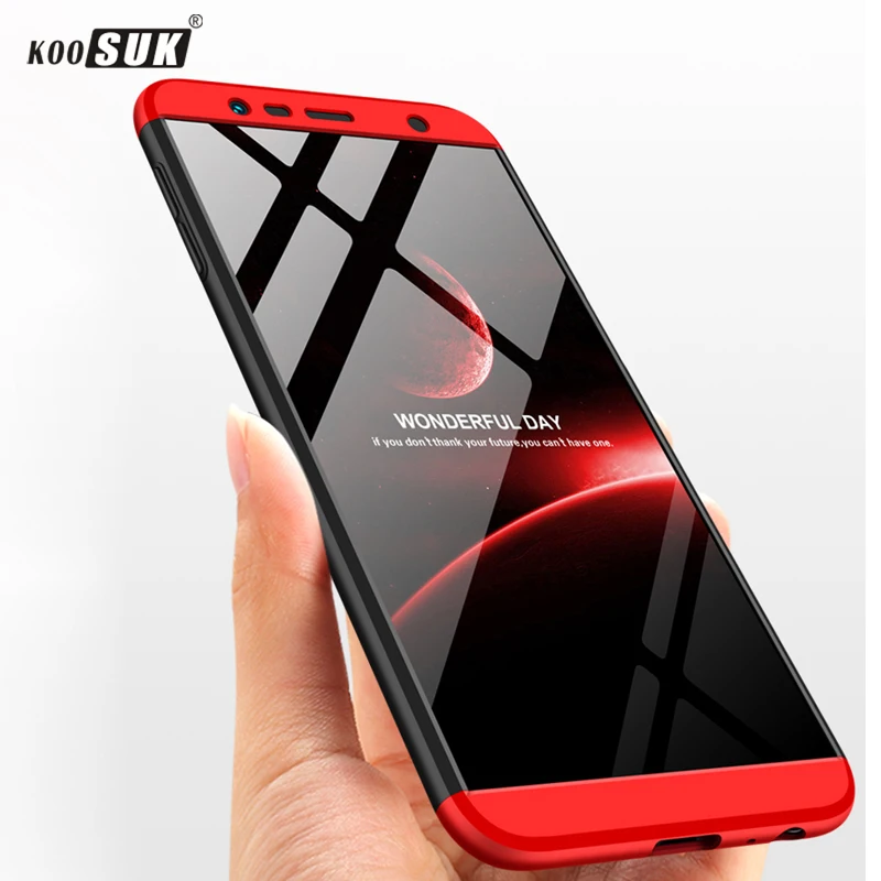 

For Samsung Galaxy J6 Plus 2018 Case Cover Full Protection Shell Anti-knock Hard Hybrid PC Phone Coque For Galaxy J6 Prime Coque