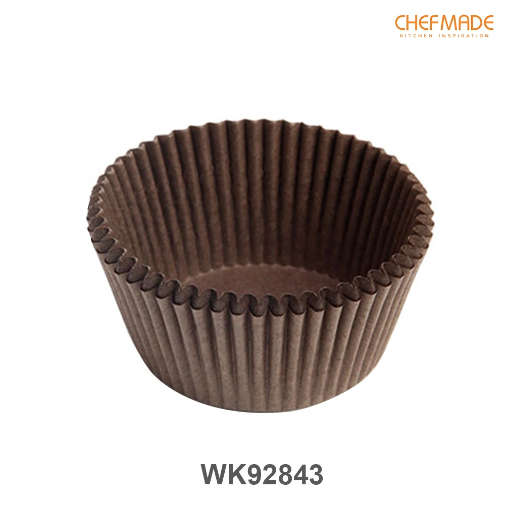 

CHEFMADE Paper Cupcake Liner ,100PCS 7cm*3.3cm Muffin Paper Baking Cup, Cupcake Cases, FDA Approved