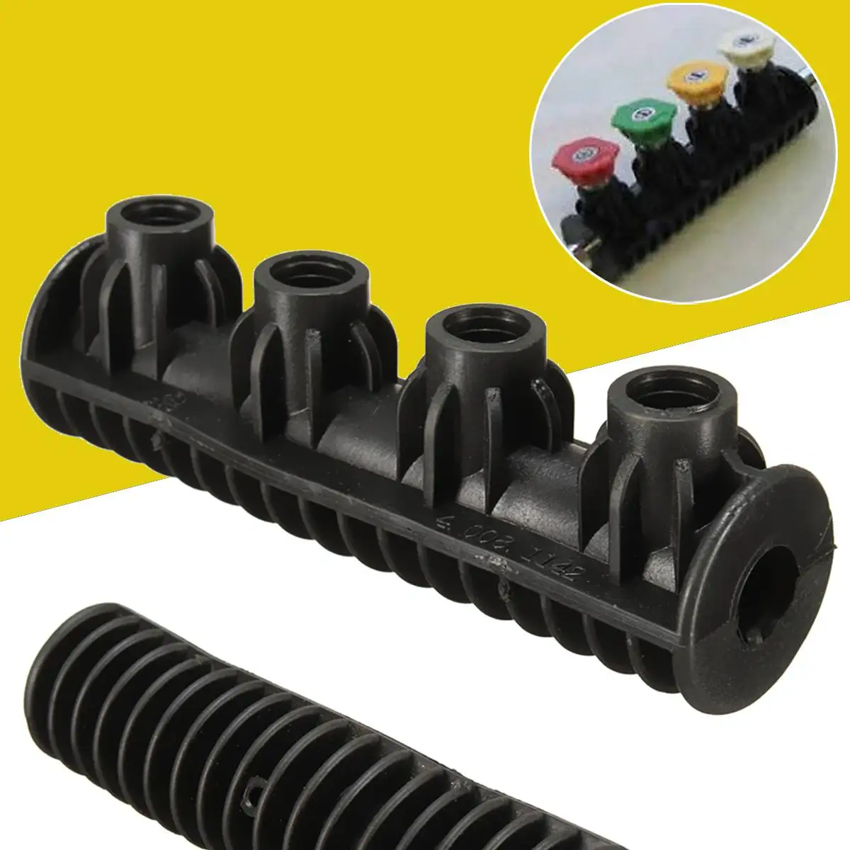 3300psi Nozzle Holder For K 1/4" Washer-Gun Spray Lance Wash Wand Extension Pole 124mm*33mm
