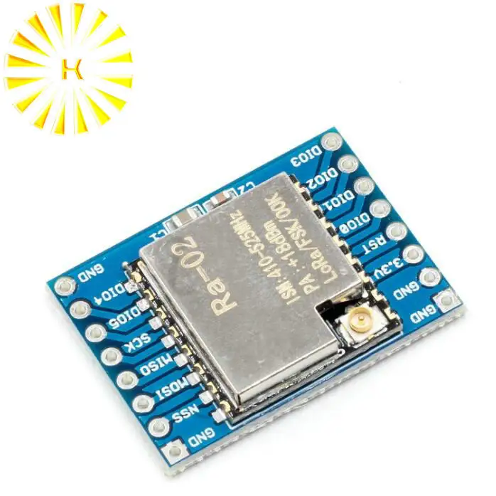 

SX1278 LoRa Module 433M 10KM Ra-02 Ai-Thinker Wireless Spread Spectrum Transmission Socket for Smart Home DIY
