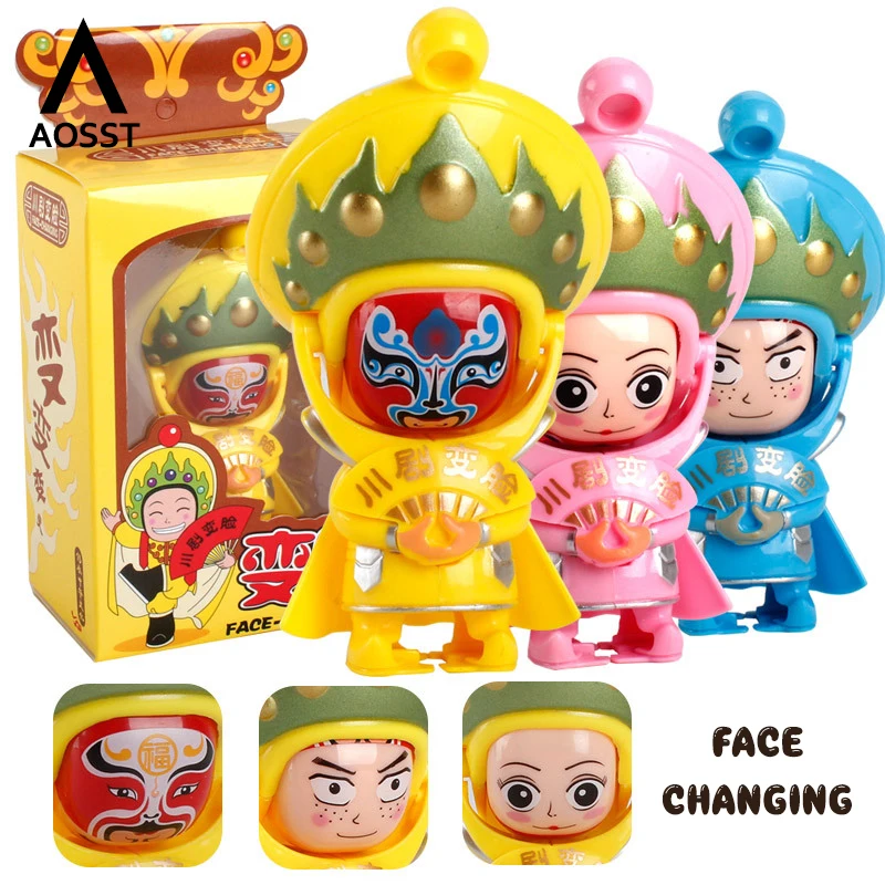 

AOSST Face Changing Doll Magic China Tradition Culture Opera Toys Novelty magic trick Chinese Opera Funny Toys Children Toys