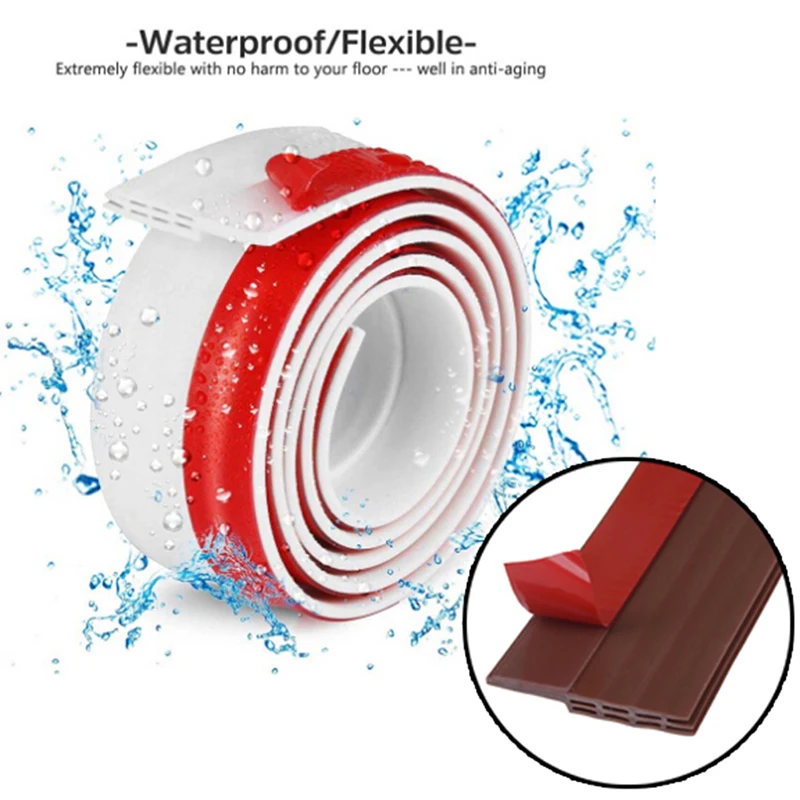 

Self Adhesive Silicone Bottom Door Window Tape 1M Rubber Sealing Strip Weatherstriping Sound Insulation
