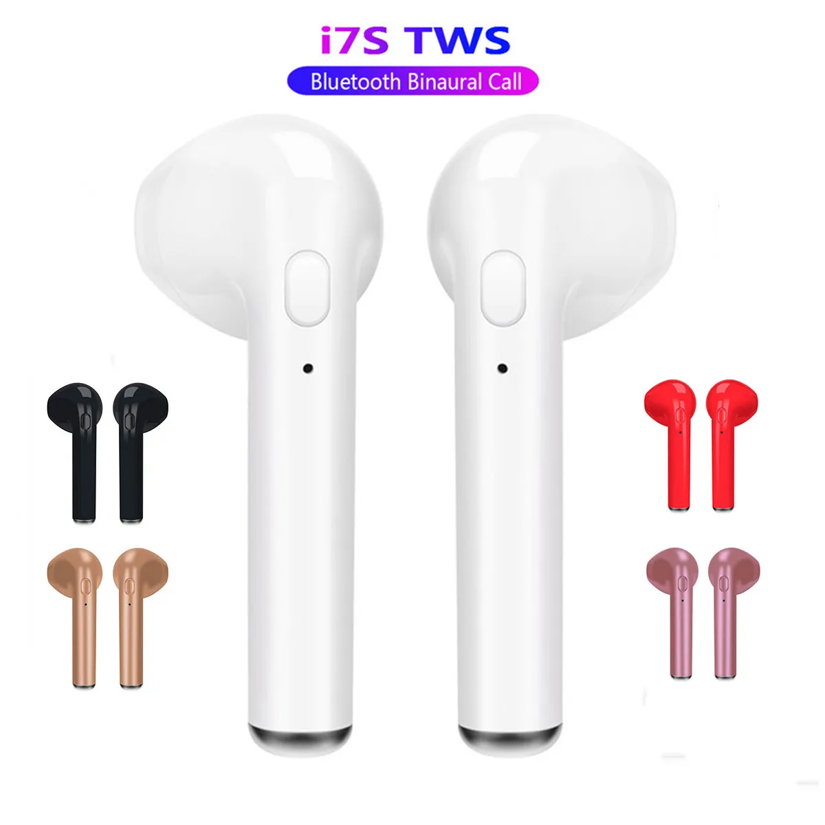 

I7s TWS Wireless Bluetooth Headset Mini Ultra Small Running Sports Ears In-Ear Answering Phone Convenient Long Standby Unisex