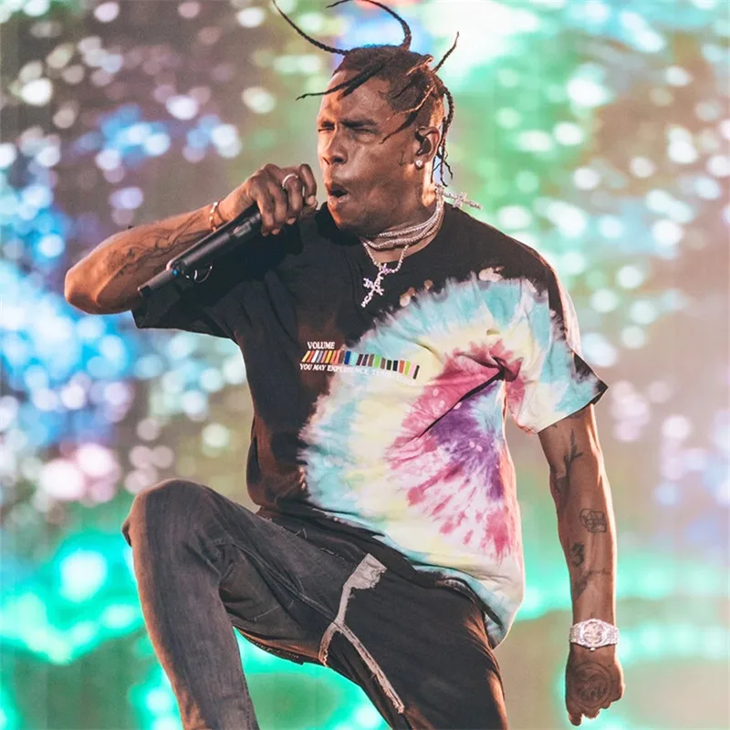 

2019Travis Scott Astroworld Festival Run Tie Dye Tee T Men Women 1:1 Best Quality ASTROWORLD TRAVIS SCOTT t-shirts